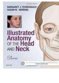 TEST BANK Illustrated Anatomy of the Head and Neck 5th Edition Fehrenbach&period; All Chapters Covered