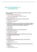 NUR 2356 MULTIDIMENSIONAL care 1 EXAM 2 REVISION TEST