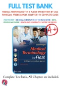 Test Bank For Medical Terminology in a Flash! 4th Edition By Lisa Finnegan 9780803689534 Chapter 1-14 Complete Guide .