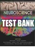 Neuroscience 6th Edition Test Bank by Purves, Chapters 1-34 | Complete Guide A+ & 100% Verified Solutions 2022/2023