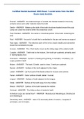 Certified Dental Assistant 2023 Exam 1 vocab terms from the CDA Exam study booklet&period;