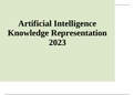 Artificial Intelligence Knowledge Representation 2023