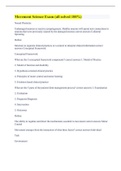 Movement Science Exam &lpar;all solved 100&percnt;&rpar;