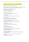 Movement science exam 1 &lpar;A&plus; Graded solutions&rpar;