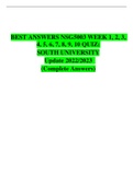 BEST ANSWERS NSG5003 WEEK 1&comma; 2&comma; 3&comma; 4&comma; 5&comma; 6&comma; 7&comma; 8&comma; 9&comma; 10 QUIZ&colon;  SOUTH UNIVERSITY Update 2022&sol;2023   &lpar;Complete Answers&rpar; 