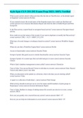 Kyle Epic CLN 251-252 Exam Prep 2023&semi; 100&percnt; Verified