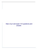 HESI Pn Exit Exam V3 - Questions and Answers