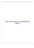HESI Pn Exit Exam V3 - Questions and Answers