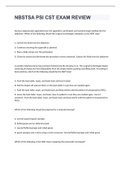 NBSTSA PSI CST EXAM REVIEW 2023 WITH 100&percnt; CORRECT ANSWERS