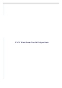 TNCC Final Exam Test 2022 Open Book