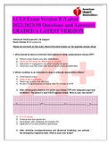 ACLS Exam Version B /Latest 2022:2023(50 Questions and Answers) GRADED A LATEST VERSION