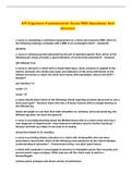 Fundamentals Of Nursing Full Pack  Exams With Complete Solutions&lpar;Everything You Need Is Here&rpar;
