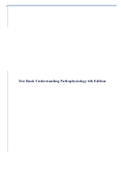 Test Bank Understanding Pathophysiology 6th Edition
