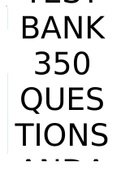 ATI TEAS 7 TEST BANK 350 QUESTIONS AND ANSWERS 2023 UPDATED.