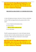 NUR PSYCHIATRI Hesi-Mental-Health-Rn-v1-v3- 2023&sol;2024- HESI MENTAL HEALTH RN V1-V3 LATEST UPDATE 2023&sol;2024 TEST BANK RATED  A&plus; NEW VERSIONS Test-Bank