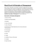 Henri Fayol's 14 principles of management