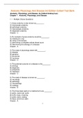 Complete Test Bank Anatomy Physiology And Disease 3rd Edition Colbert  Questions & Answers with rationales &lpar;Chapter 1-19&rpar;