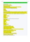 ANA Nursing Quizzes 2023 updated Questions and Answers