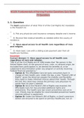 NCLEX  Fundamentals of Nursing Practice Questions Quiz Set 8| 75 Questions