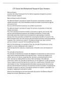 CITI Social And Behavioral Research Quiz Answers