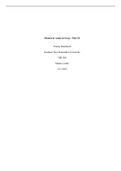 Title IX Analysis Essay-HIS 200