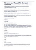 Mn Laws and Rules With Complete Solutions&period;