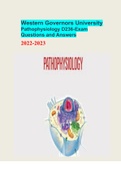 WGU Pathophysiology D236 Exam Guide (2022-2023)