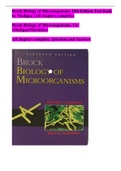 Brock Biology of Microorganisms 15th Edition Test Bank  by Madigan (All chapters complete)