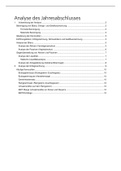 Zusammenfassung Analyse des Jahresabschlusses (Buch Finanzbuchhaltung 4, ISBN 978-3-286-34592-8)