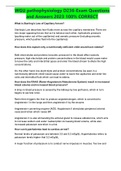 WGU pathophysiology D236-Exam Questions and Answers 2023 100&percnt; CORRECT 