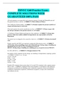 FDNYC G60 Practice Exam - COMPLETE SOLUTIONS WITH GUARANTEED 100&percnt; PASS