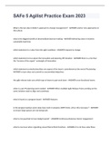 SAFe 5 Agilist Practice Exam 2023 with 100&percnt; correct answers