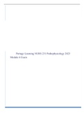 Portage Learning NURS 231 Pathophysiology 2023 Module 6 Exam
