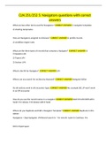 CLN 251&sol;252 5&colon; Navigators questions with correct answers