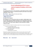 NR533 Week 4 Staffing Assignment Guideline and Rubric.