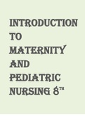 INTRODUCTION TO MATERNITY AND PEDIATRIC NURSING 8TH EDITION TEST BANK