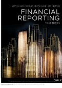 Financial Reporting 3rd edition Book E