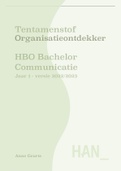 Samenvatting Organisatieontdekker - HBO Communicatie Jaar 1