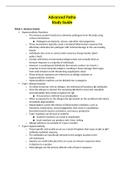 NR 507 - Advanced Patho Final Study Guide (Summary)