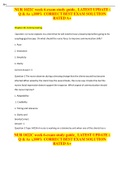 NUR 1022C week 6-exam study guide&lowbar; LATEST UPDATE &lpar; Q & As &rpar;&comma;100&percnt; CORRECT BEST EXAM SOLUTION RATED A&plus;