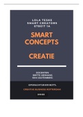 Verslag Smart Concepts Creatie, cijfer 7