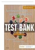 TEST BANK FOR NUTRITION FOUNDATIONS AND CLINICAL APPLICATIONS 7TH EDITION BY GRODNER ALL CHAPTERS COMPLETE GUIDE AND RATED A+.