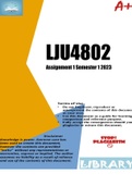 LJU4802 ASSIGNMENT 1 SEMESTER 1 2023 (767260)
