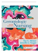 TEST BANK FOR GERONTOLOGIC NURSING 6TH EDITION BY MEINER ALL CHAPTERS COMPLETE GUIDE VERIFIED AND RATED A&plus;&period;