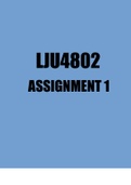 LJU4802 Assignment 1 Semester 1 2023