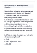 Brock Biology of Microorganisms Chapter 5 with1 00% correct answers