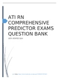 ATI RN COMPREHENSIVE PREDICTOR EXAMS QUESTION BANK 2019-2022