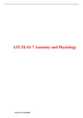          ATI TEAS 7 Anatomy and Physiology study guide