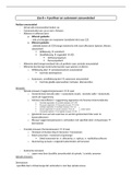 Samenvatting - biomedische - 'autonoom en perifere zenuwstelsel ZSO 8+9' (FVV3)