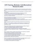 CITI Training&comma; Modules 1-24 &lpar;Biomedical Research&rpar; 2023